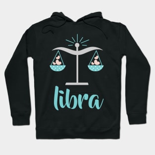 Libra Sep 23 - October 22 - Air sign - Zodiac symbols Hoodie